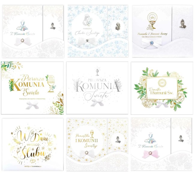 Album A4 na Komunię / Chrzciny Kartki z Kotkiem/Urodzinki